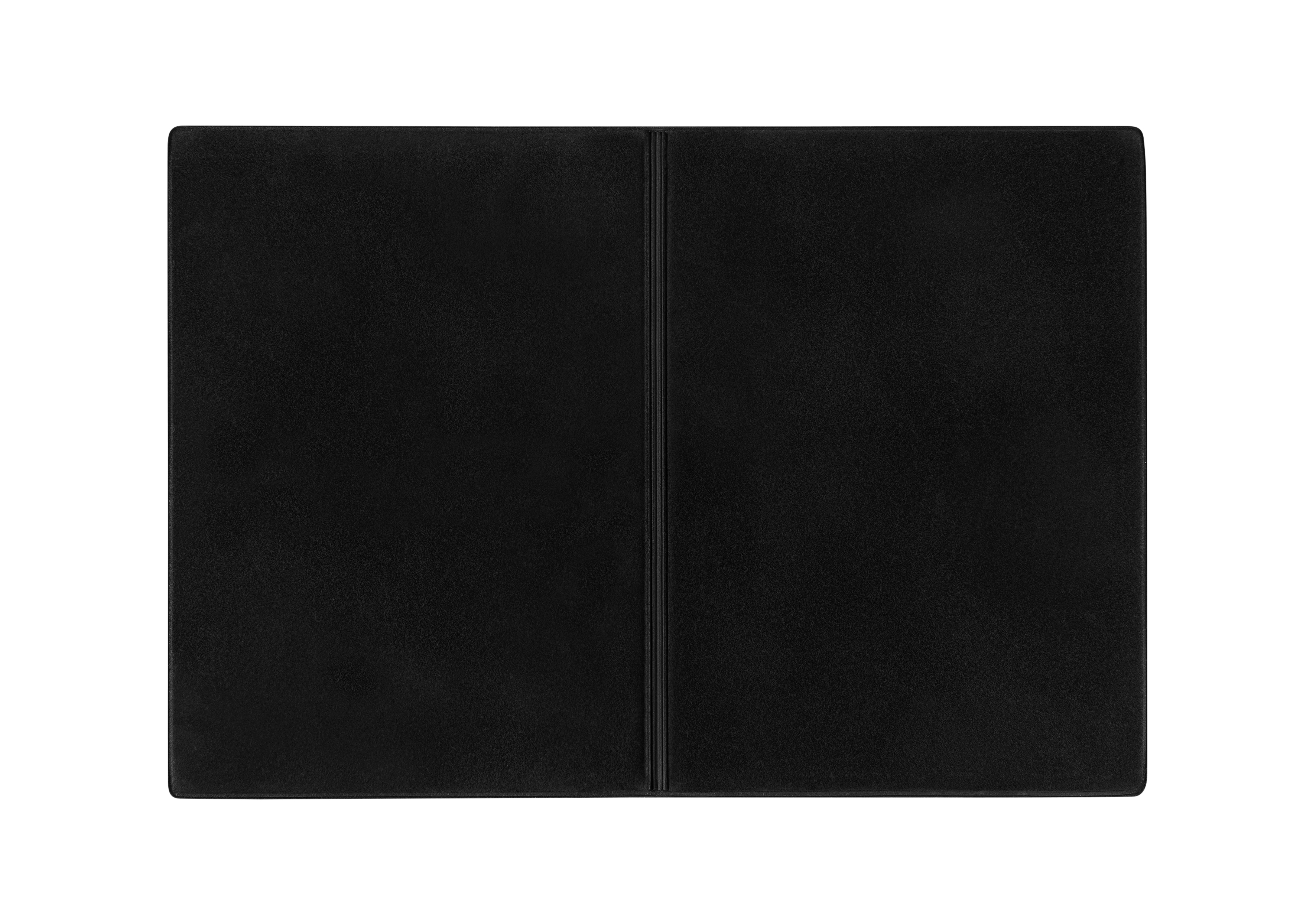 CreativDesign® Ausweistasche "2-fach" Velours schwarz