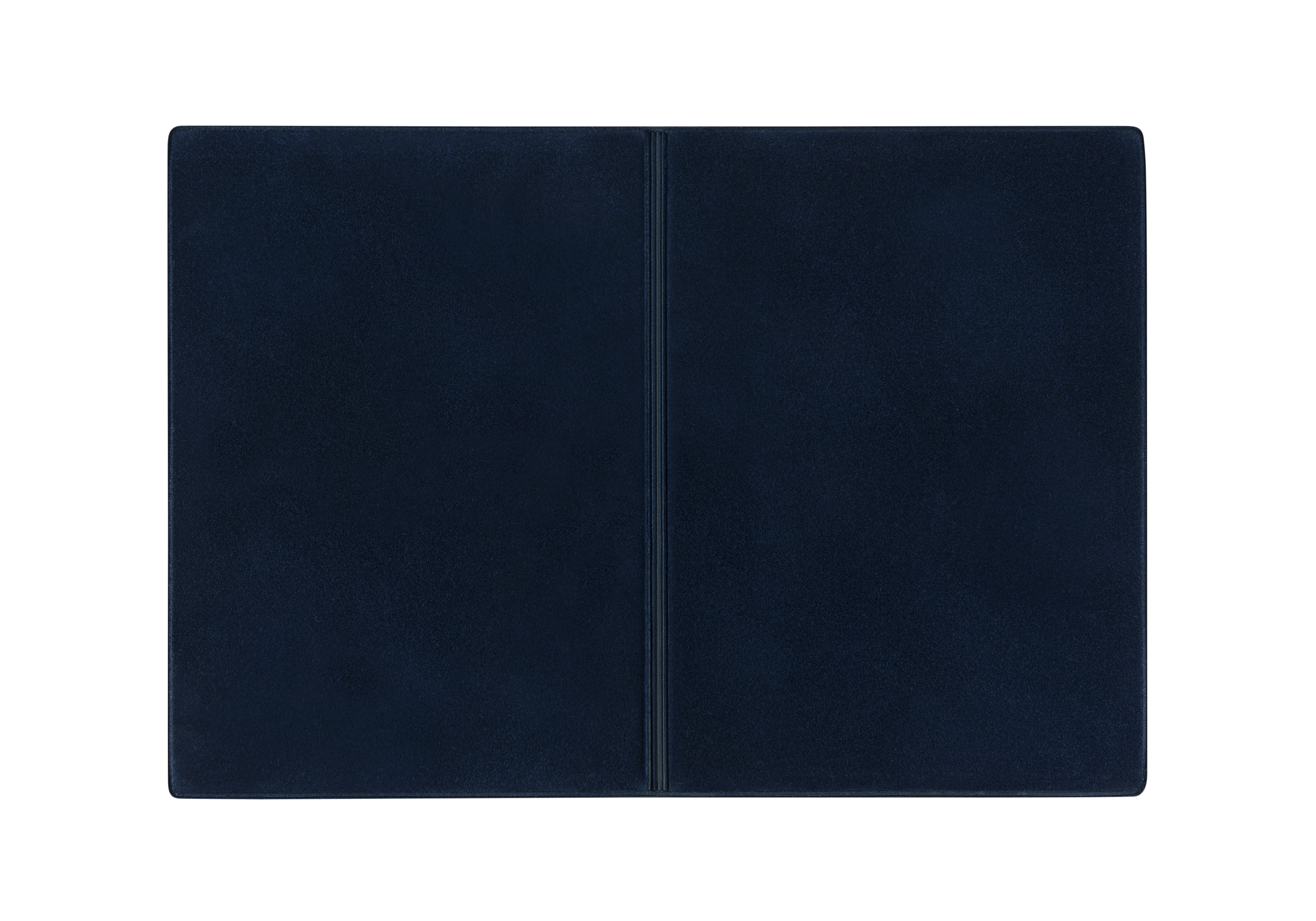 CreativDesign® Ausweistasche "2-fach" Velours blau