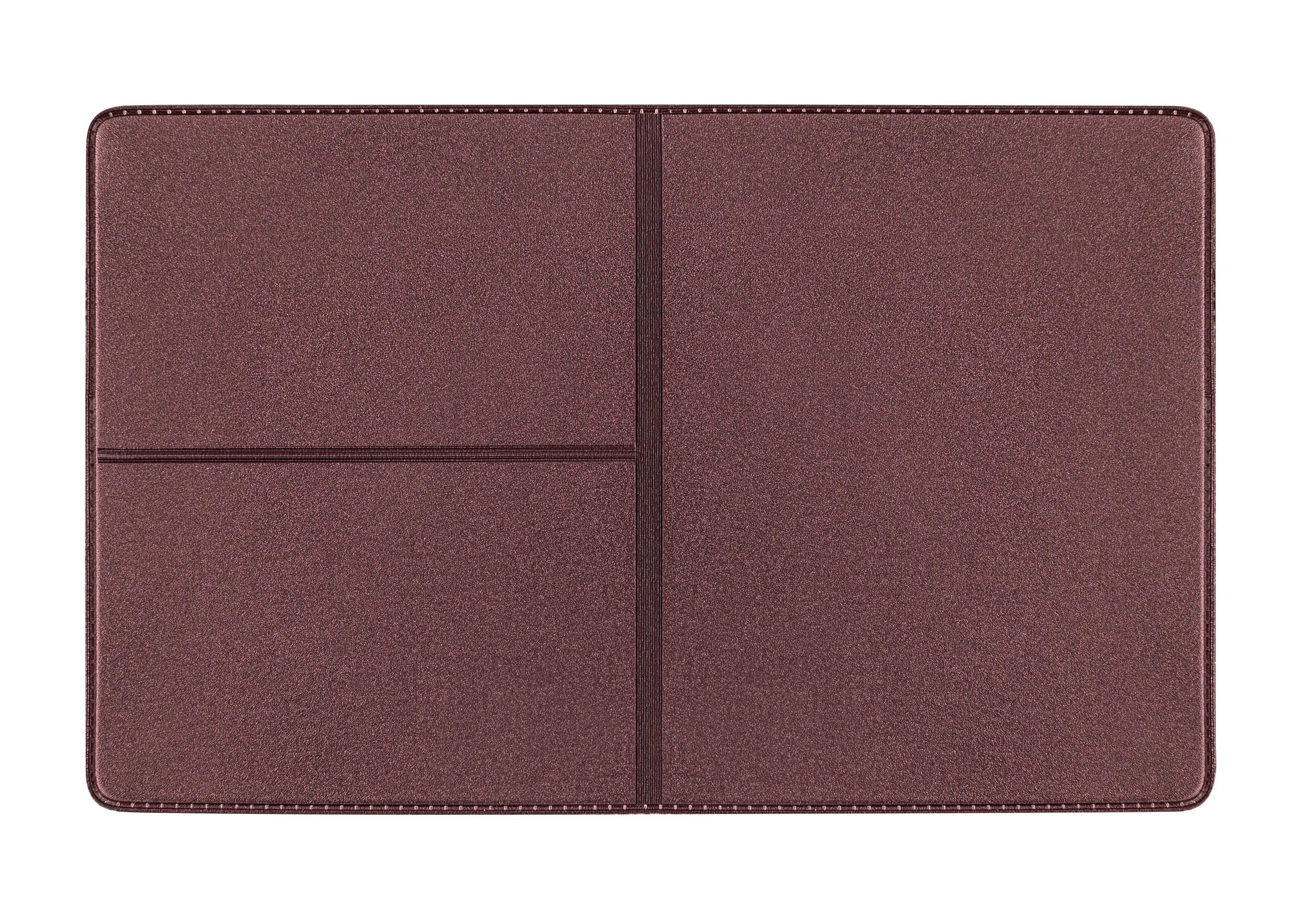 CreativDesign® Ausweistasche "Euro" Reflexfolie bordeaux mit Einschub