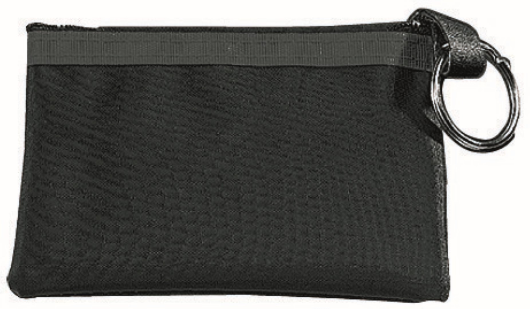 CreativDesign® Schlüsseltasche "Nylon" schwarz