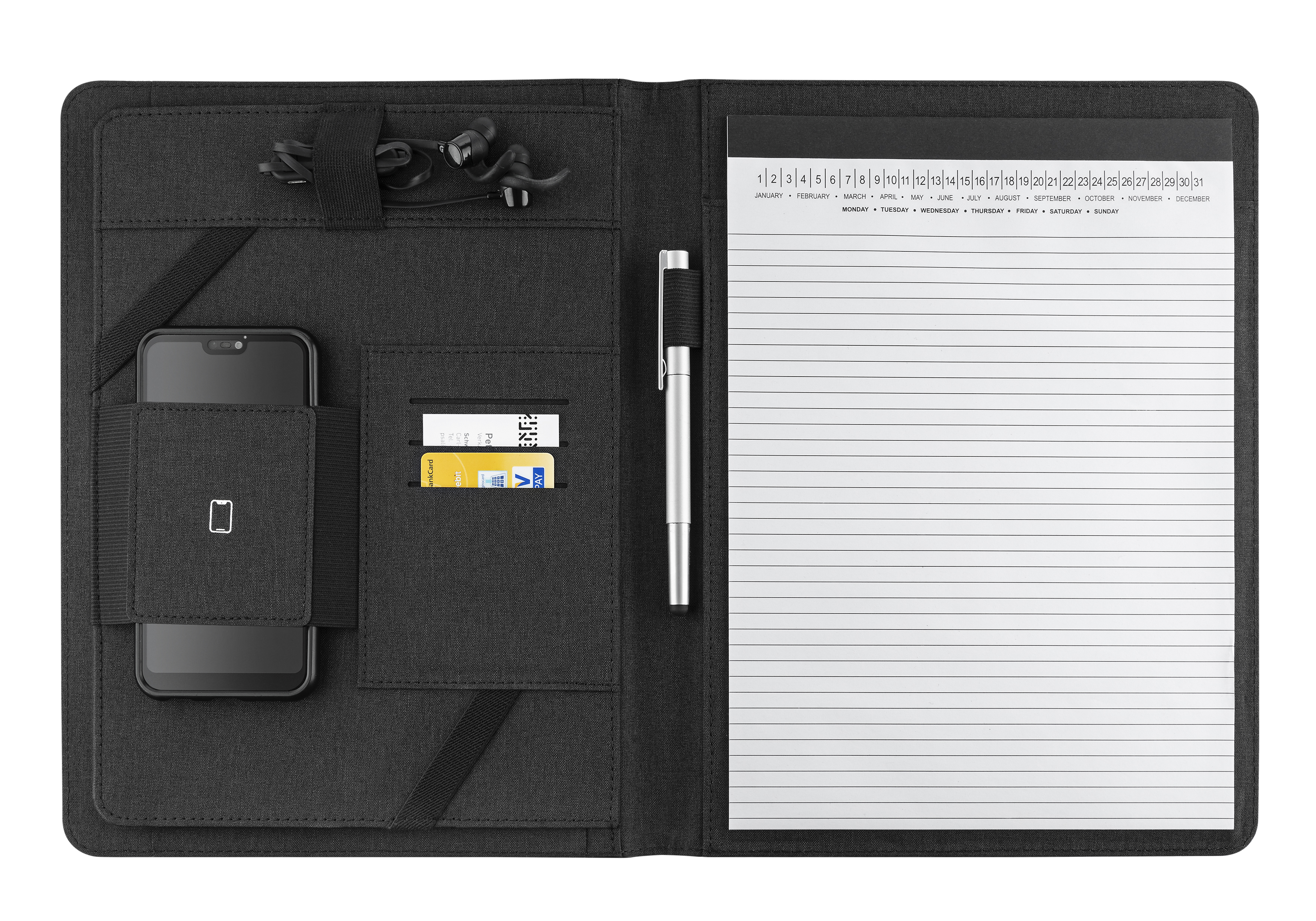 Blackmaxx® Executive Business Portefolio "Maxi4" schwarz