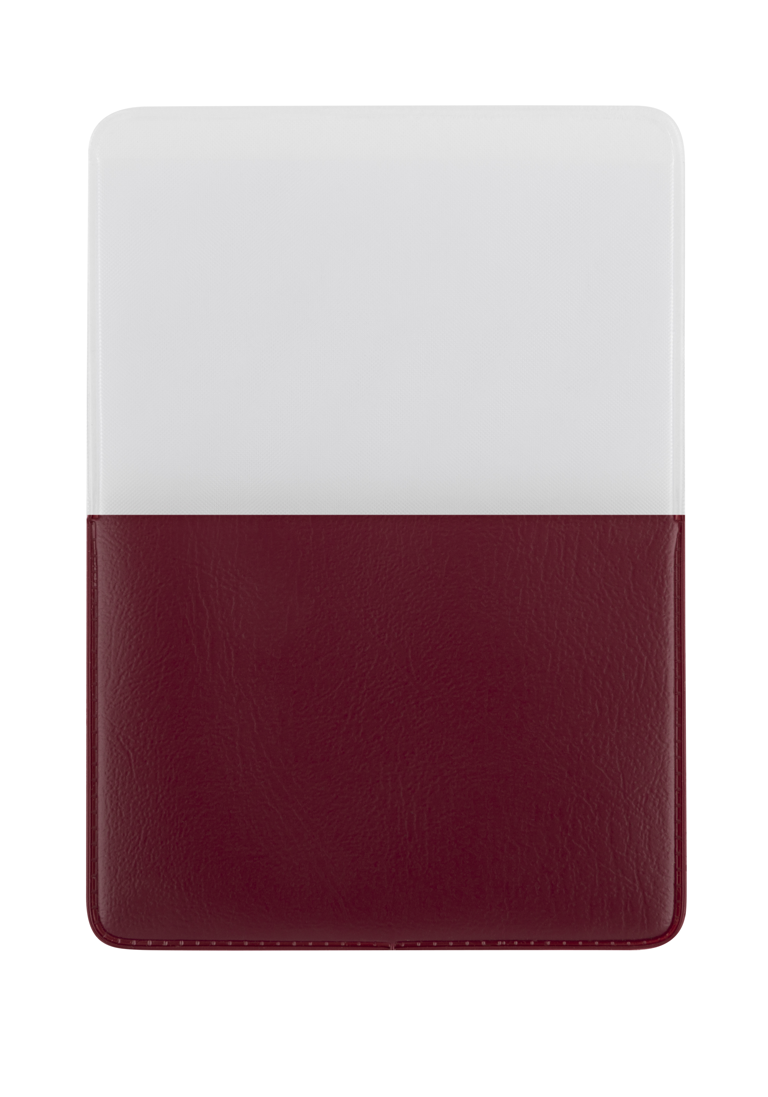 CreativDesign® KFZ-Scheinhülle "Steck!" Normalfolie bordeaux