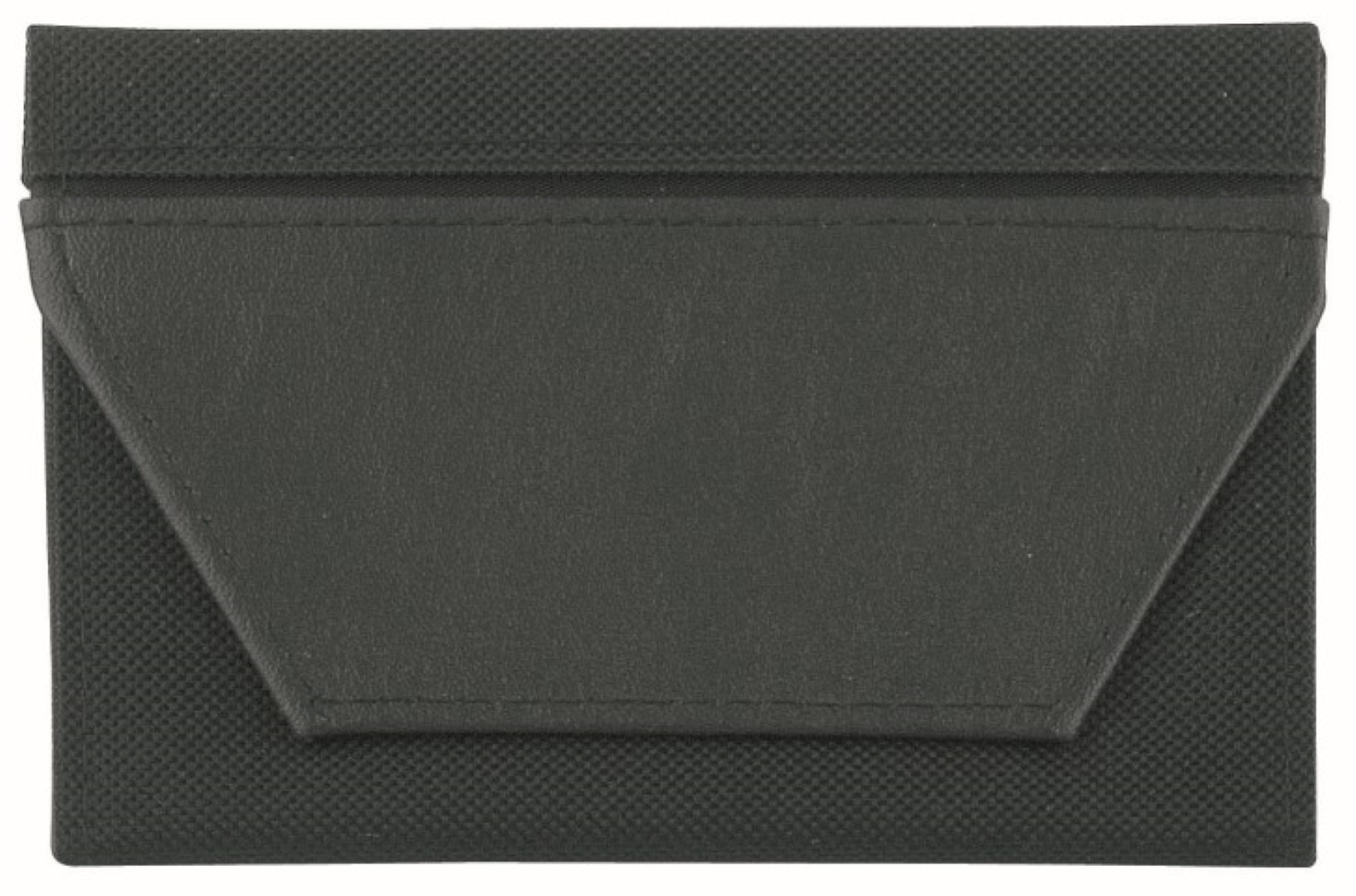CreativDesign® Ausweistasche "ColourStripe" schwarz/schwarz