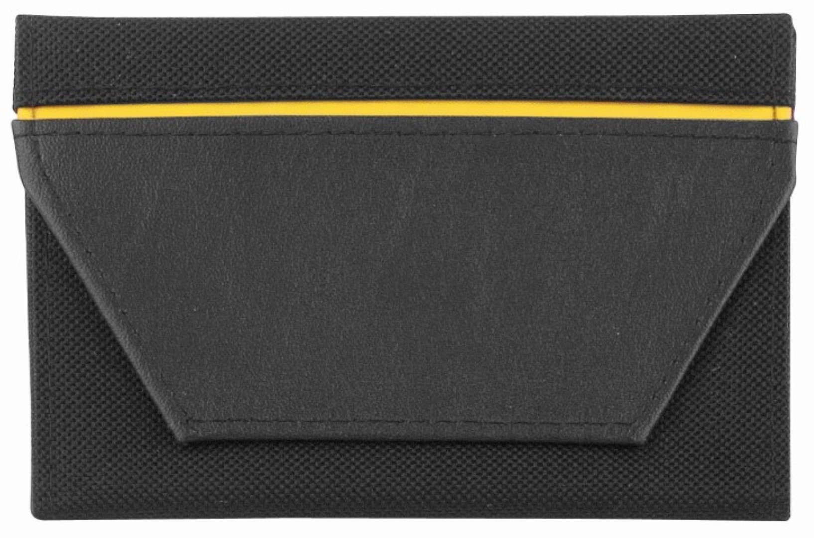 CreativDesign® Ausweistasche "ColourStripe" schwarz/gelb