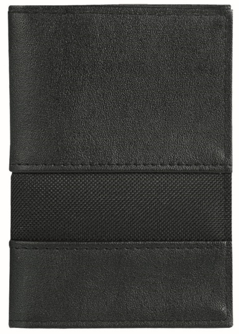 CreativDesign® Ausweistasche "Paper 2" schwarz