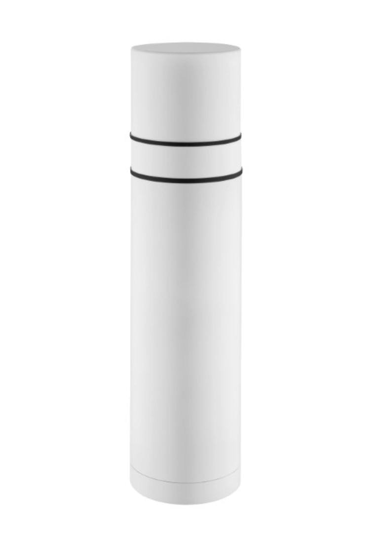 Metmaxx® Thermoskanne "DoubleCupDesign"  weiß