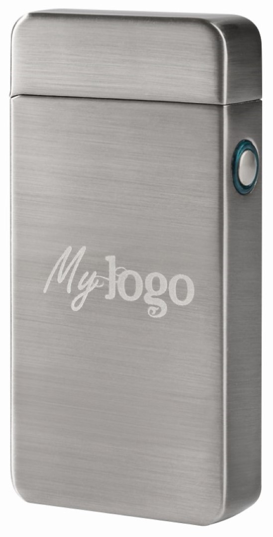 Metmaxx® Lichtbogenfeuerzeug "FuturePocketTurbo" silber