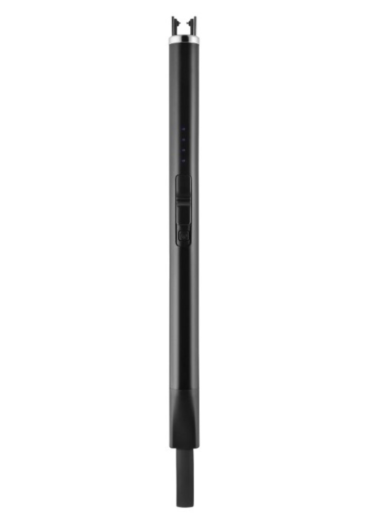 Metmaxx® Lichtbogenfeuerzeug "FutureChargeFire" schwarz