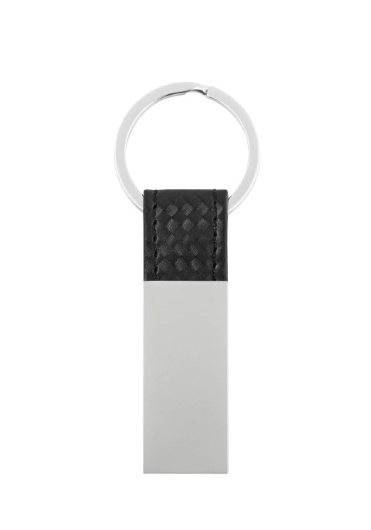 Metmaxx® Schlüsselanhänger "RepresentativeMetal" CARBON schwarz