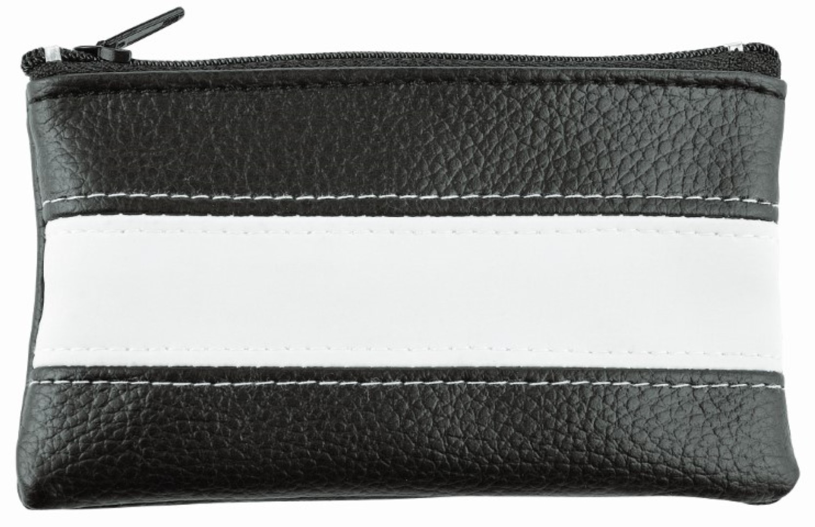 CreativDesign® Schlüsseltasche "LookPlus" schwarz/weiß