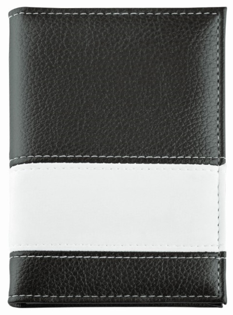 CreativDesign® Ausweistasche "LookPlus" schwarz/weiß