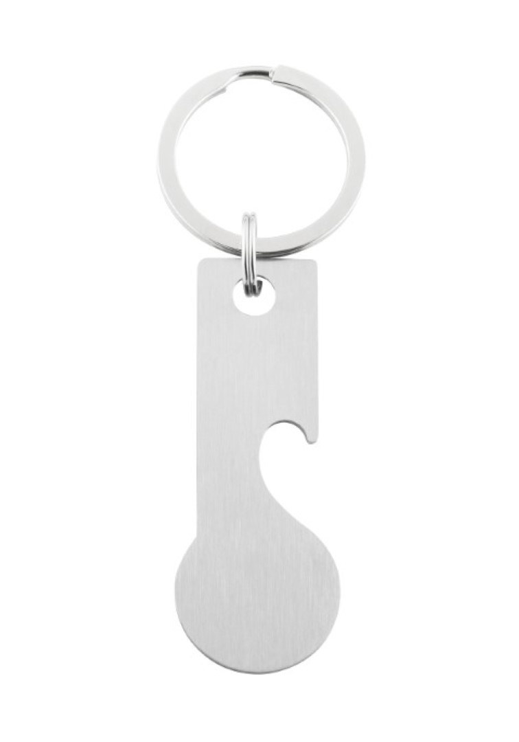 Metmaxx® EK-Schlüsselanhänger "Style&Open" silber